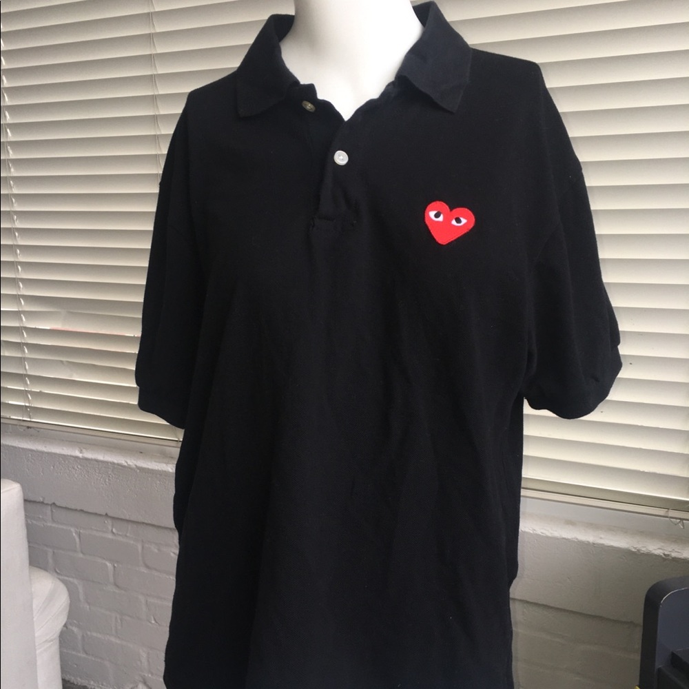 SOLD—AUTHENTIC Comme de garçons polo